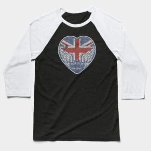 Vintage Union Jack UK Flag Baseball T-Shirt